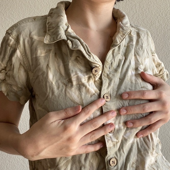 vintage La Cabana cropped Hawaiian shirt - Picture 3 of 4